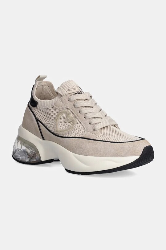 Love Moschino sneakers piele întoarsă gri JA15416G0LIYL02A