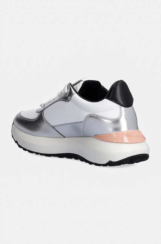 Încălțăminte Love Moschino sneakers JA15465G0LIAN10A argintiu