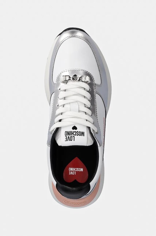 Love Moschino sneakers argintiu JA15465G0LIAN10A