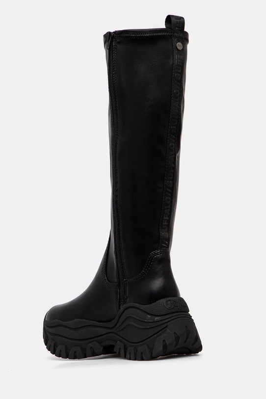 Obuwie Buffalo kozaki Lola Stretch Boot Hi 1220055.BLK czarny