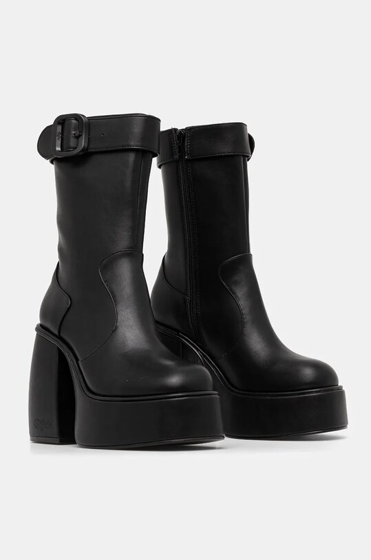 Взуття Черевики Buffalo Heart Bootie Buckle 1220059.BLK чорний