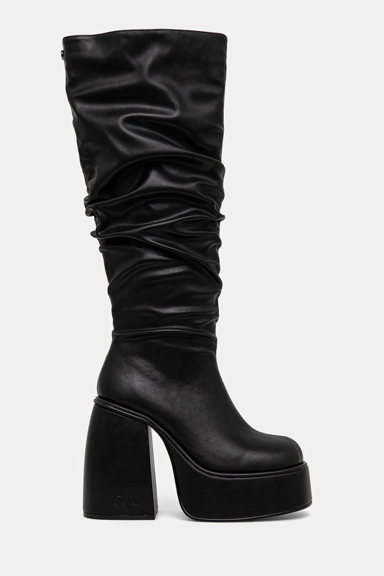 Buffalo kozaki Heart Boot Hi 1220061.BLK czarny AW24