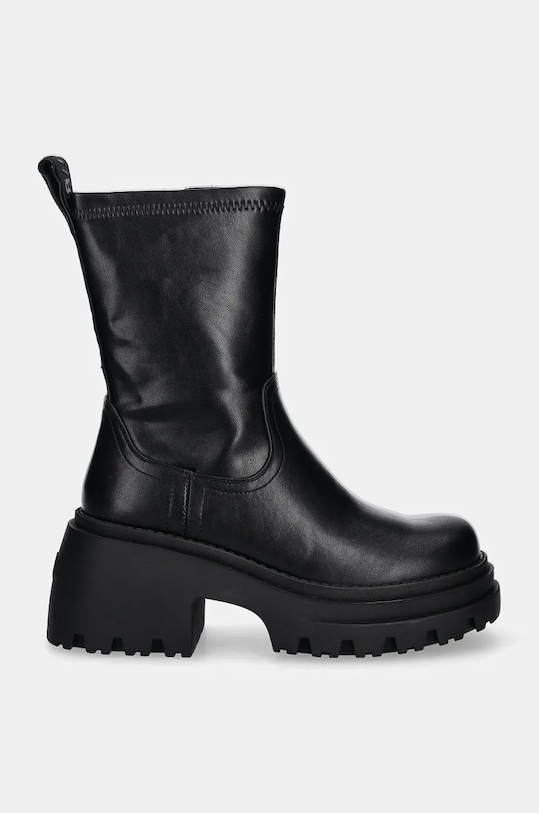 Μποτάκια Buffalo Bravr Sock Boot 1220064.BLK μαύρο AW24