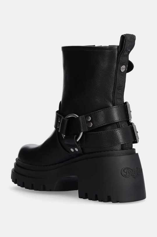 Obuwie Buffalo botki Bravr Biker Lo 1220067.BLK czarny