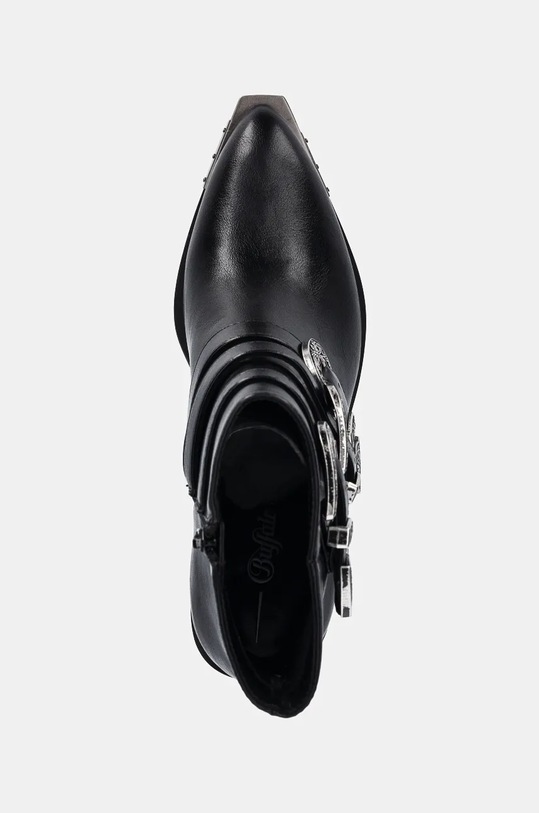 Buffalo botine West Biker Lo negru 1221041.BLK