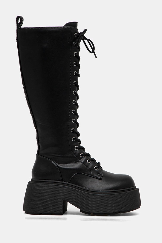 Čizme Buffalo Vicious Lace Up Hi 1622482.BLK crna AW24