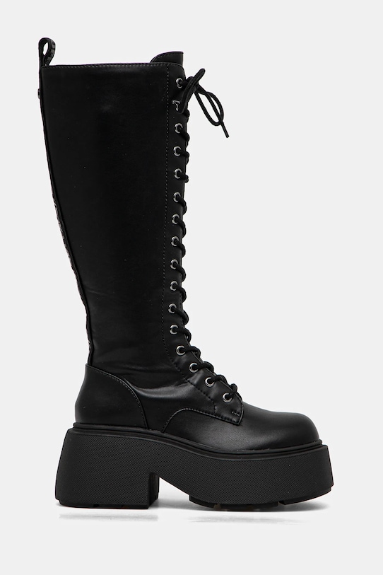 Buffalo cizme Vicious Lace Up Hi 1622482.BLK negru AW24