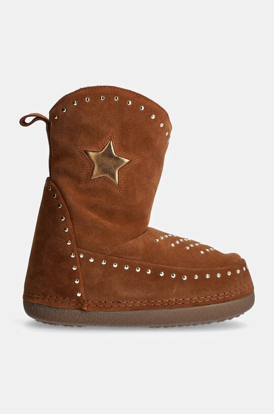 Inuikii velúr hócipő Cowboy Studs 75101.066.Brown barna AW24