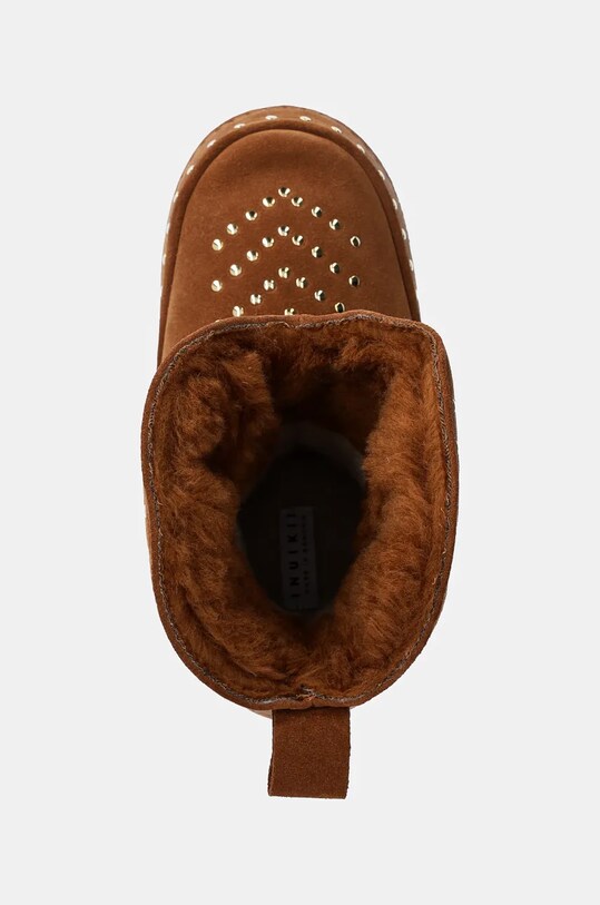 Inuikii velúr hócipő Cowboy Studs barna 75101.066.Brown