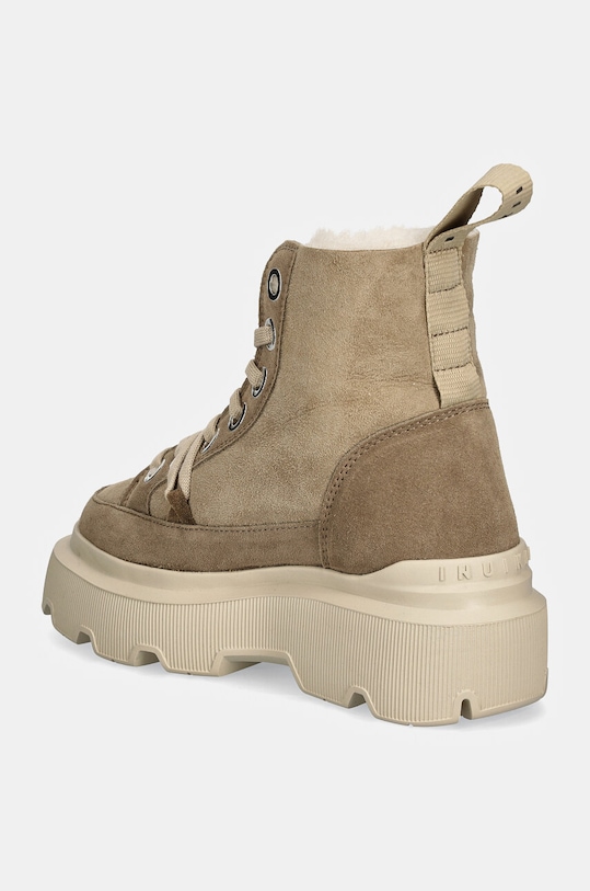 Obuwie Inuikii buty zamszowe Matilda Shearling 35203.028.LightBeige beżowy