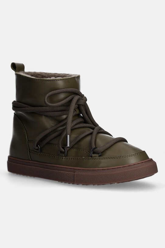 Шкіряні чоботи Inuikii Full Leather з утепленням зелений 55102.087.Green