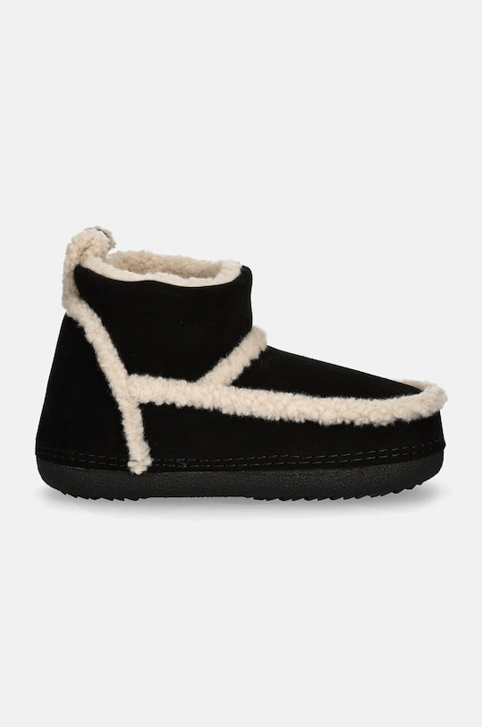 Замшевые сапоги Inuikii Classic Shearling Low 75101.009.Black чёрный AW24