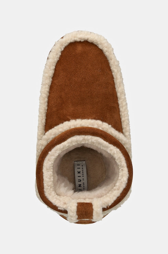 Замшевые сапоги Inuikii Classic Shearling Low коричневый 75101.009.Brown