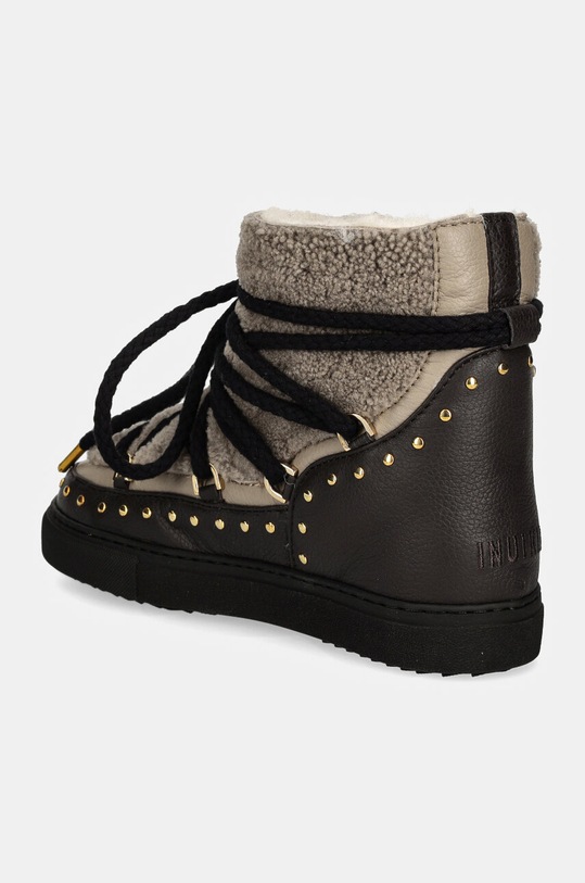 Încălțăminte Inuikii bocanci de piele Curly Rock Wedge 75103.076.Taupe bej