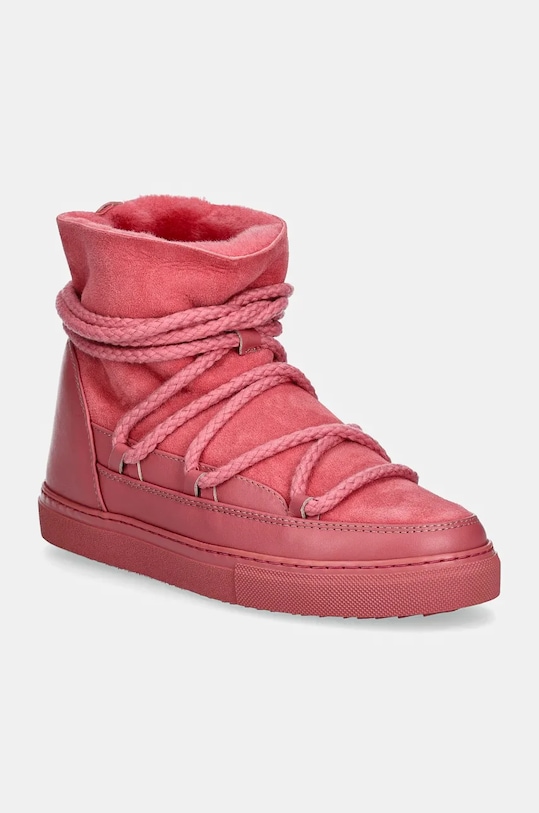 Kožené sněhule Inuikii Classic přírodní kůže růžová 75202.005.Pink