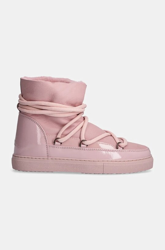 Шкіряні чоботи Inuikii Gloss 75202.007.Pink рожевий AW24