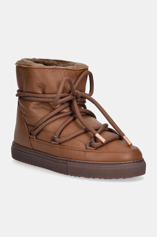 Кожаные сапоги Inuikii Full Leather с утеплением коричневый 75202.087.Brown