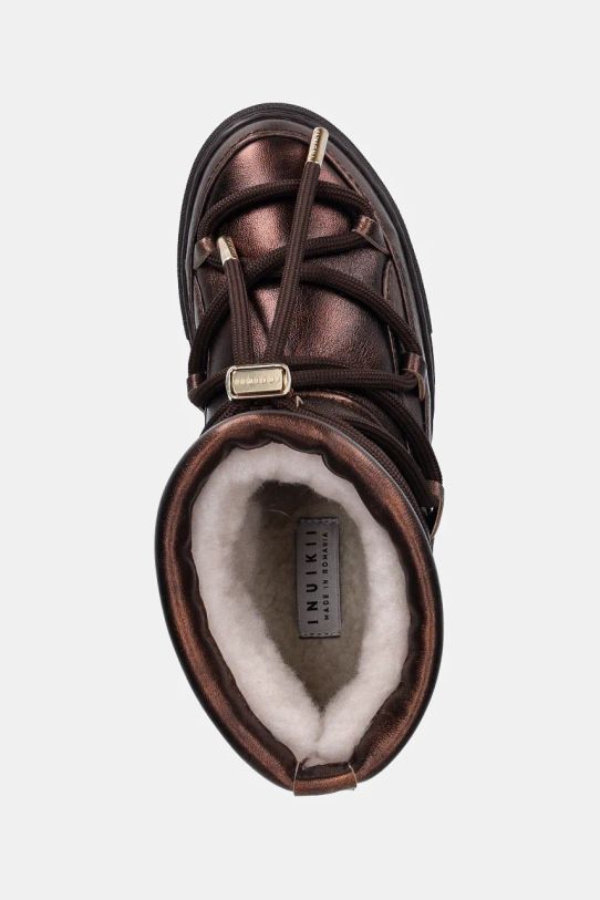 Inuikii bocanci de piele Full Leather Metallic maro 75203.095.Bronze