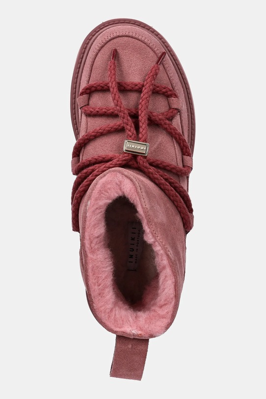 Inuikii cizme de zapada din piele intoarsa Classic Low Platform roz 75204.004.DustyRose