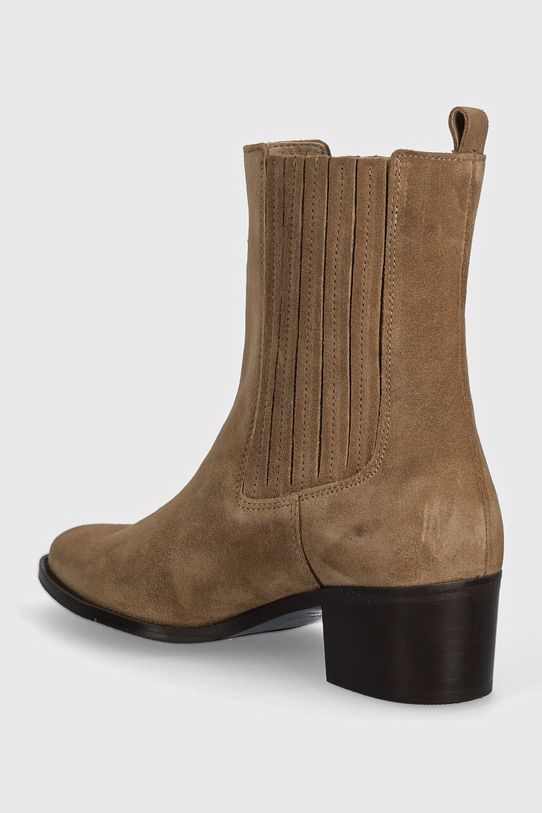 Încălțăminte Bianco cizme din piele intoarsa BIACAROL 11301551 maro