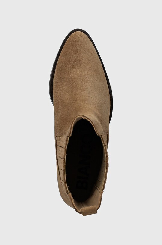 Bianco cizme din piele intoarsa BIACAROL maro 11301551