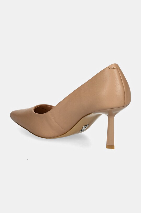 Obuwie Steve Madden szpilki skórzane Vivion SM11003291.602 beżowy