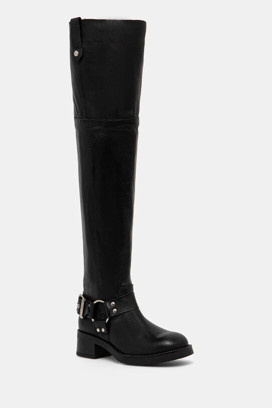 Steve Madden ghete de piele Bosal pana la 5 cm negru SM11003230.017