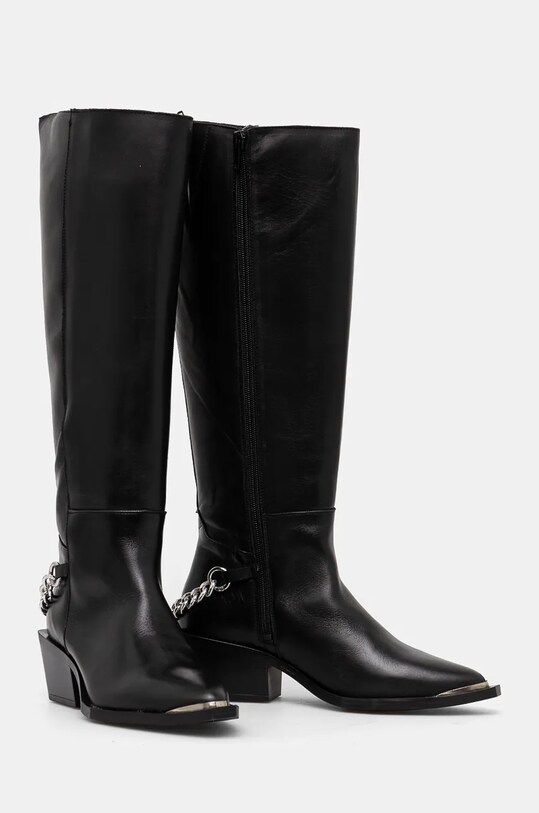 Obuv Kožené čižmy Steve Madden Xayenne SM11003321.017 čierna