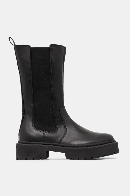 Δερμάτινες μπότες τσέλσι Steve Madden Ginny SM11003332.017 μαύρο AW24
