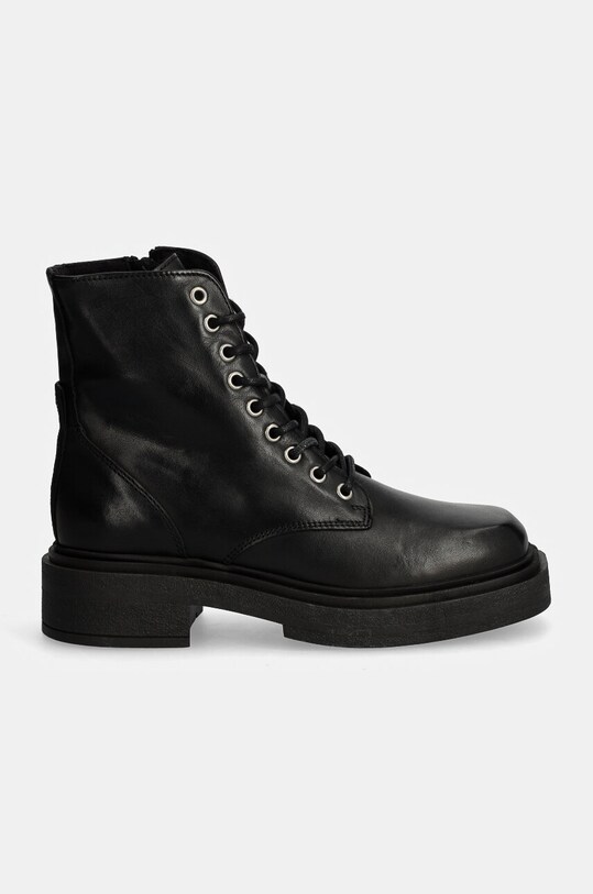 Steve Madden bocanci de piele Chiney SM11003204.017 negru AW24