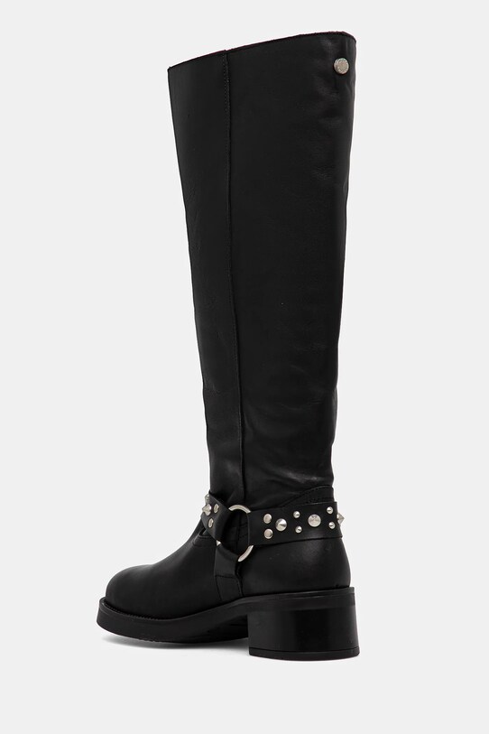 Παπούτσια Δερμάτινες μπότες Steve Madden Brenna SM11003351.017 μαύρο