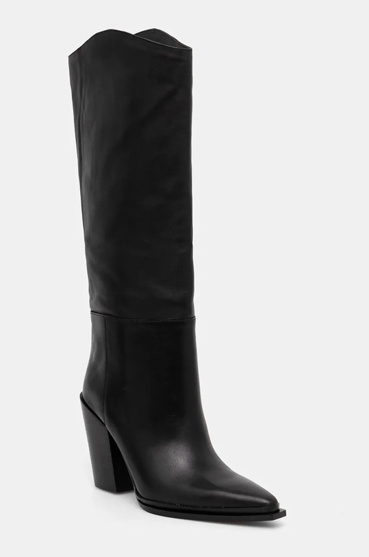 Δερμάτινες μπότες Steve Madden Bronty χωρίς μόνωση μαύρο SM11003353.017