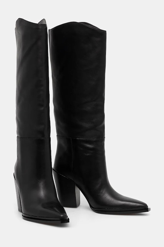 Παπούτσια Δερμάτινες μπότες Steve Madden Bronty SM11003353.017 μαύρο