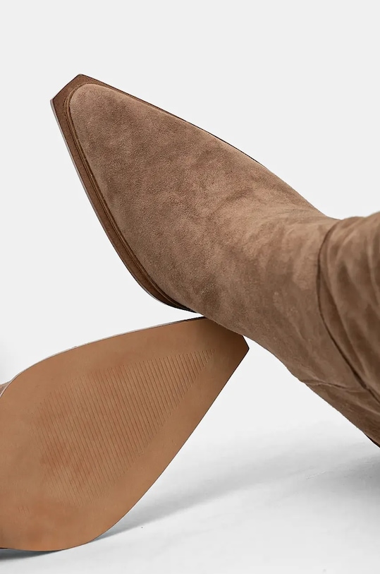 Μπότες σούετ Steve Madden Bronty SM11003353.275 καφέ