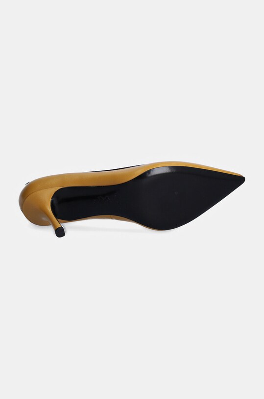 Tory Burch stilettos de piele Double T Buckle Pump 155737.200 maro