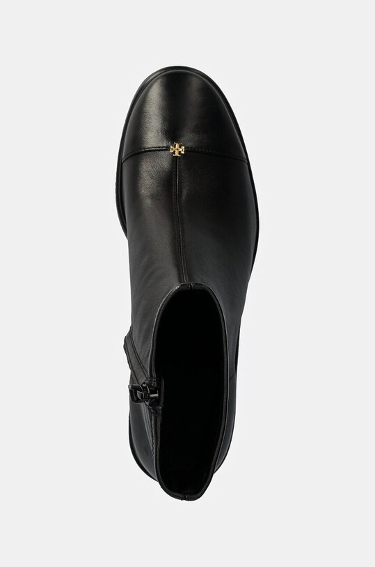 Kožené členkové topánky Tory Burch Cap-Toe Heel Ankle Boot čierna 159425.006