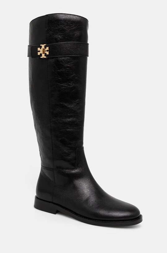 Vysoké čižmy Tory Burch T Lock Riding Boot 158799.006 čierna AW24