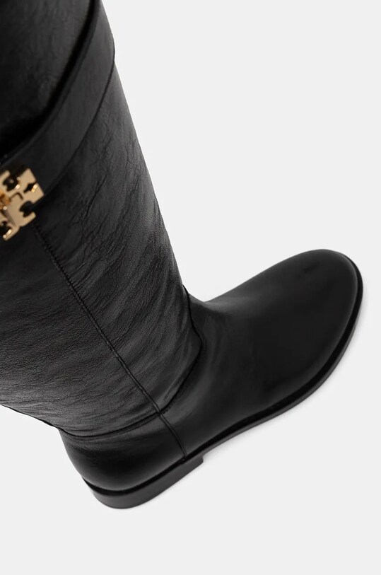 Vysoké čižmy Tory Burch T Lock Riding Boot 158799.006 čierna