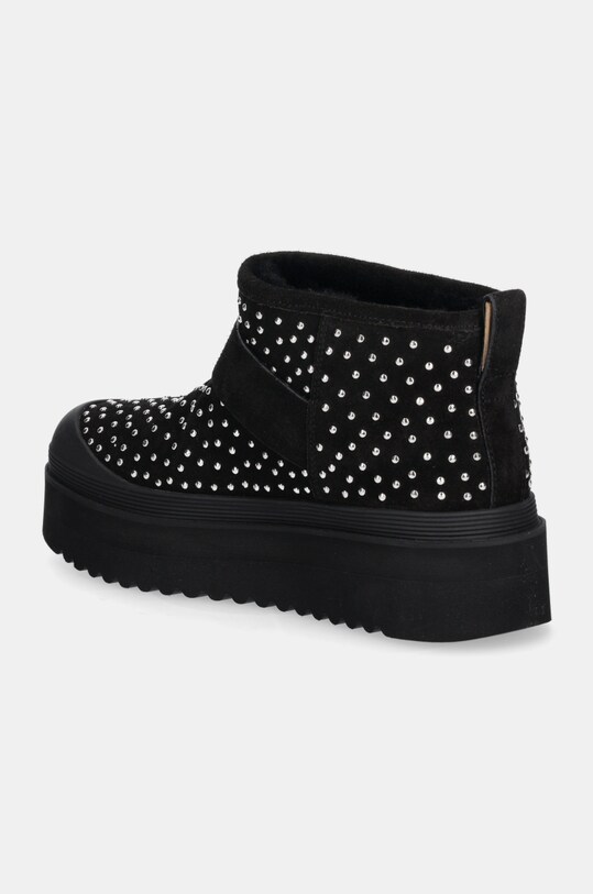 Взуття Замшеві чоботи Tory Burch Mellow Shearling Stud Platform Boot 165420.006 чорний