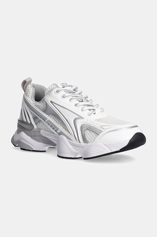 Αθλητικά Steve Madden Speedster-E απομίμηση λείου δέρματος λευκό SM19000122.077