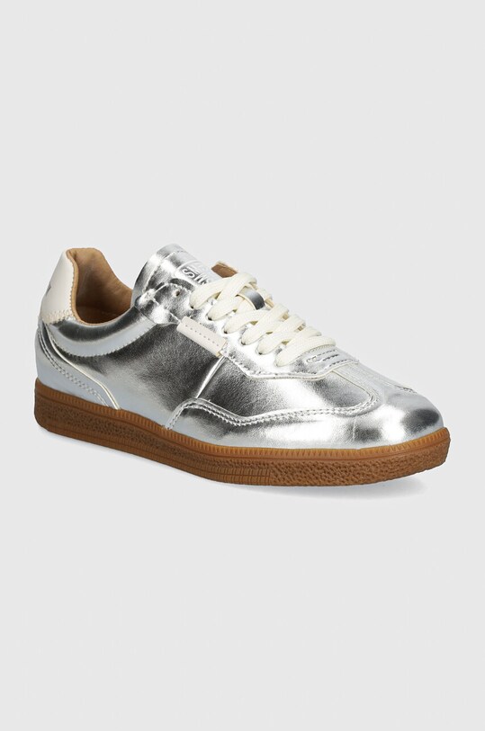 Sneakers boty Steve Madden Emporia plochá stříbrná SM11003419.751