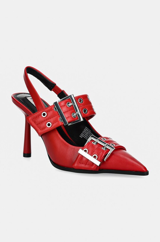Usnjene visoke pete Steve Madden Riesling Ozka rdeča SM11003441.607
