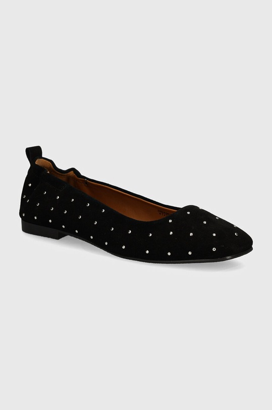 Pepe Jeans balerini din piele intoarsa PLS10420 negru PLS10420