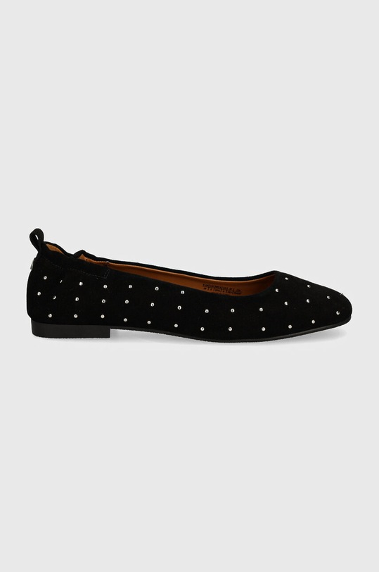 Pepe Jeans balerini din piele intoarsa PLS10420 PLS10420 negru AW24