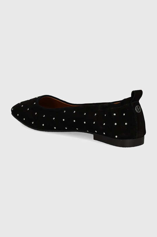 Încălțăminte Pepe Jeans balerini din piele intoarsa PLS10420 PLS10420 negru