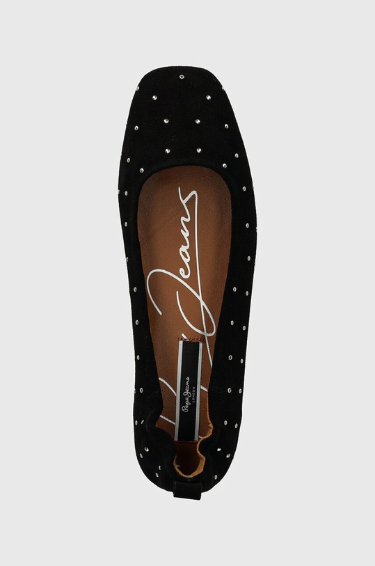 Pepe Jeans balerini din piele intoarsa PLS10420 negru PLS10420