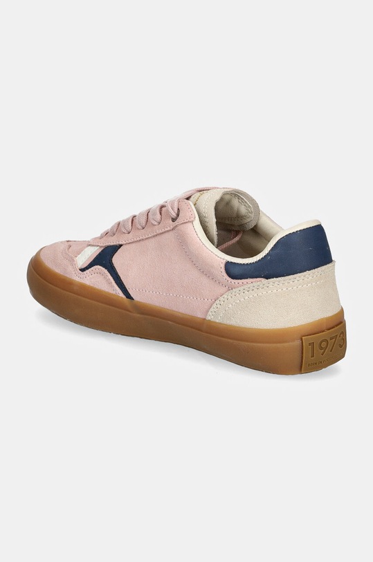 Încălțăminte Pepe Jeans sneakers din piele intoarsă PLS31586 PLS31586 roz