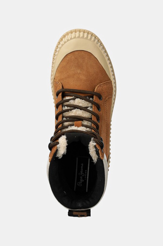 Semišové workery Pepe Jeans PLS50538 hnědá PLS50538