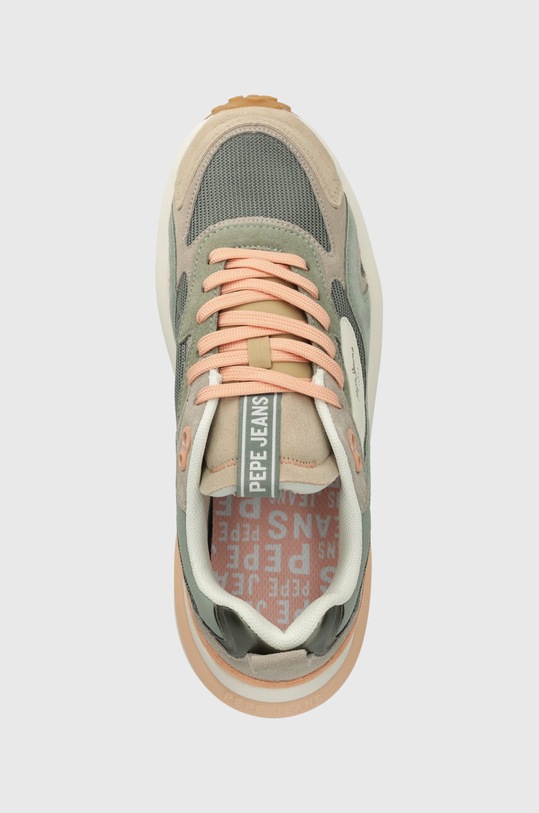 Замшевые кроссовки Pepe Jeans PLS60013 бежевый PLS60013