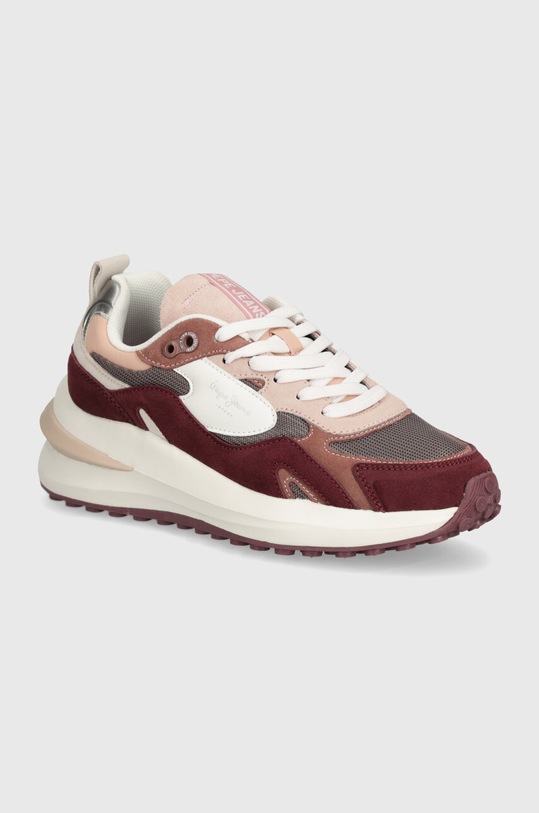 Semišové sneakers boty Pepe Jeans PLS60013 semišová kůže vícebarevná PLS60013